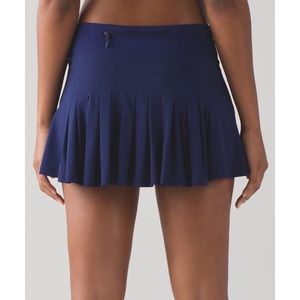 Lululemon Circuit Breaker Skirt II 13” Hero Blue sz 6